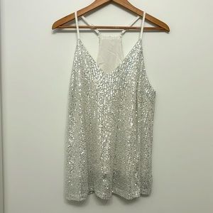 Sequin Racerback Tank